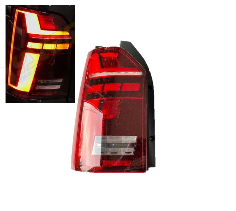 Stop, lampa spate VOLKSWAGEN TRANSPORTER/MULTIVAN (T6.1), 04.2019- modele cu 1 usa spate, partea Stanga, OEM/OES, LED; fumuriu;